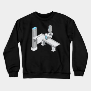 X-ray isometric illustration Crewneck Sweatshirt